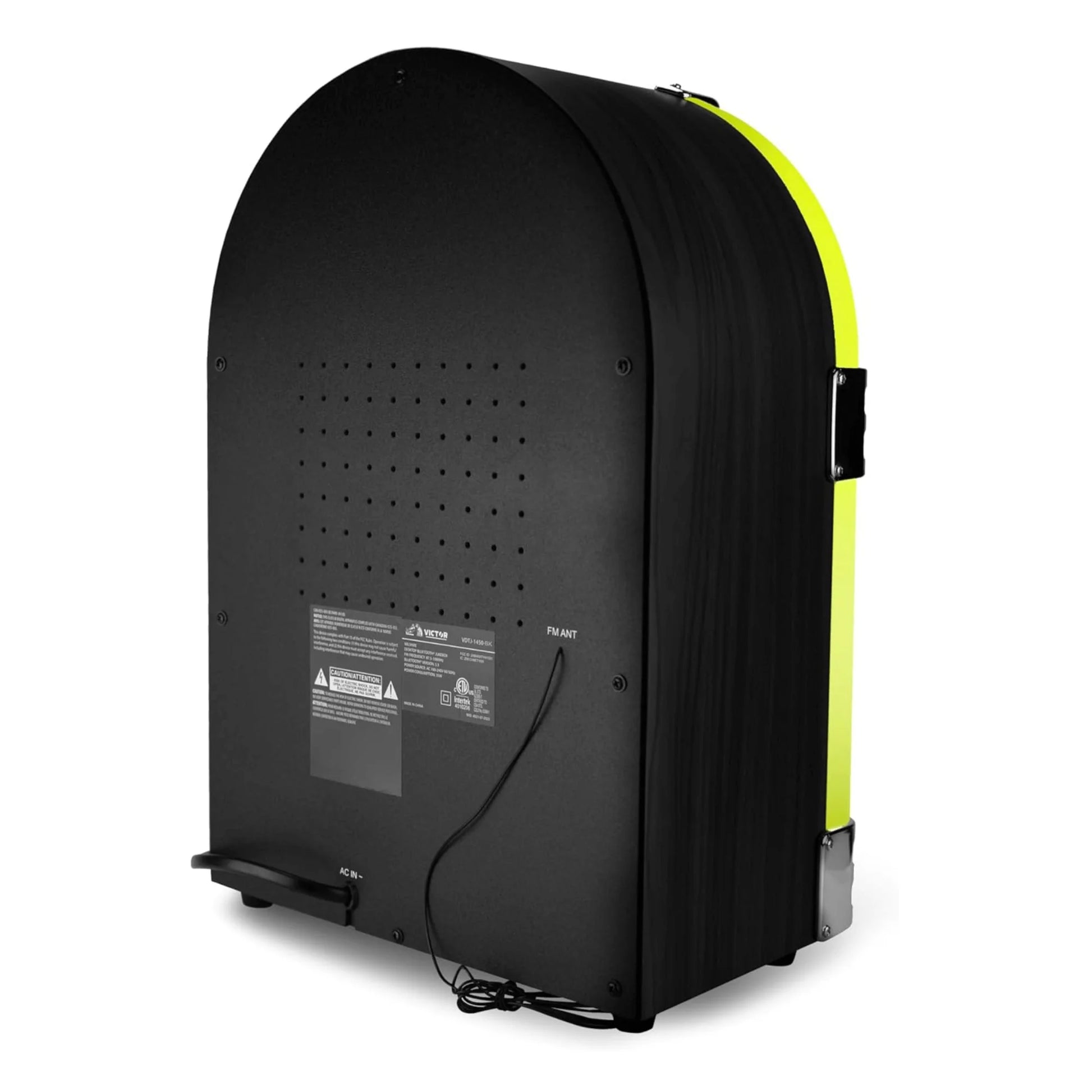 Victor Wilshire Bluetooth Jukebox with Multicolor LED Lighting and FM Radio